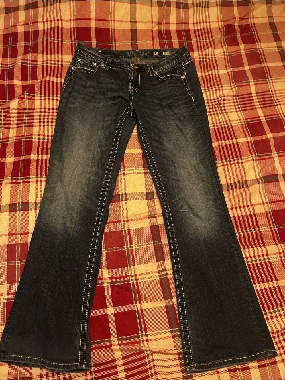 Miss Me Dark Blue Flare Jeans